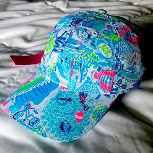 Lilly Pulitzer Run Around Hat Lilly Loves Nantucket NWT